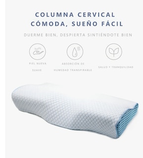 Foto 5 | Almohada Ortopedica Memory Gel Ajustable Ortopedica Cervical Memory Foam Productos Ortopedicos Espuma Espumador Almuadaz