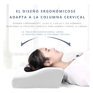 Foto 3 | Almohada Ortopedica Memory Gel Ajustable Eo Safe Imports Esi-20392 Blanco
