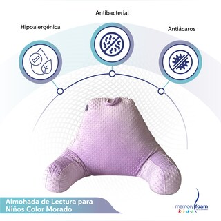 Foto 2 | Almohada De Lectura Morada Para Niños