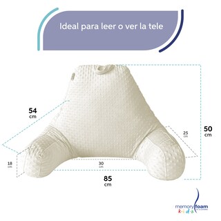 Foto 5 | Almohada De Lectura Beige Para Niños