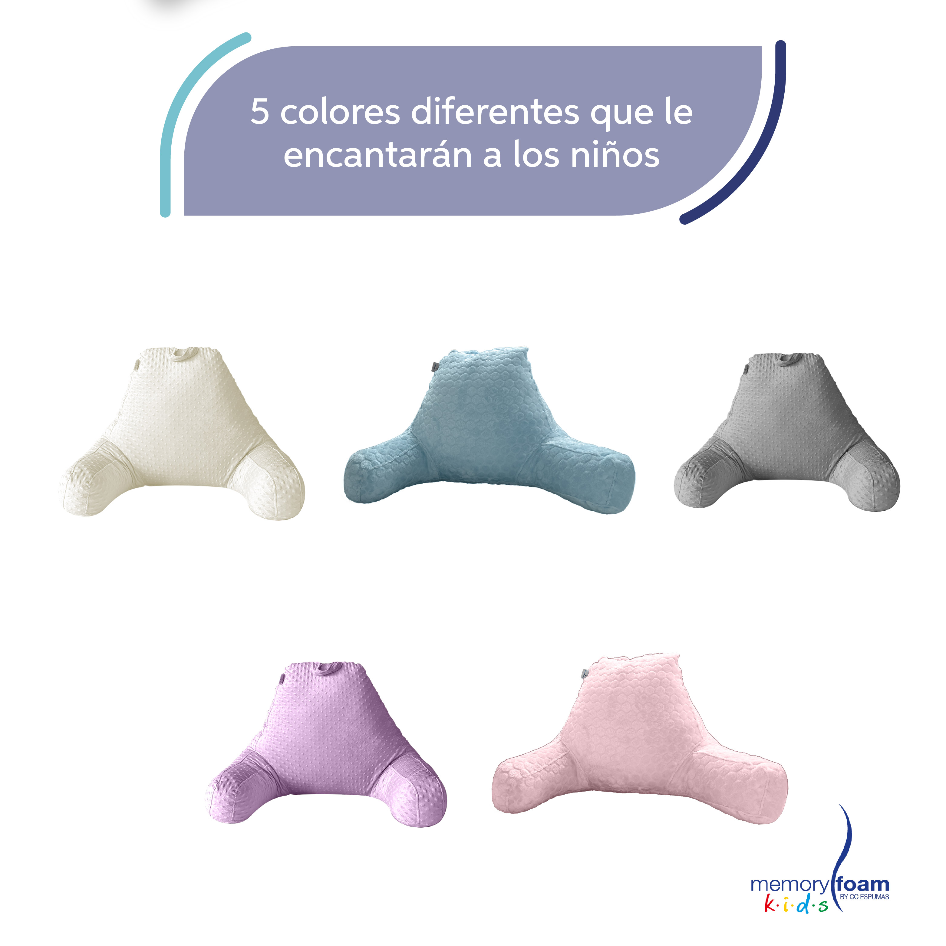 Foto 7 pulgar | Almohada De Lectura Rosa Para Niños