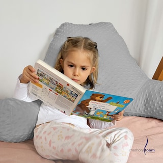 Foto 7 | Almohada De Lectura Gris Para Niños
