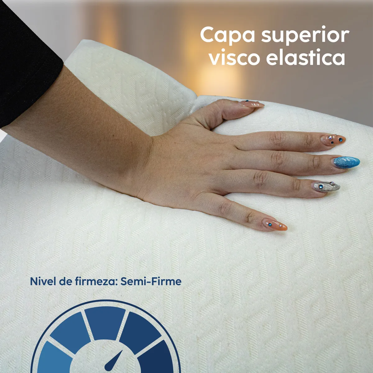 Foto 5 pulgar | Almohada Cojin Tipo Cuña Antireflujo Respaldo Para Adulto