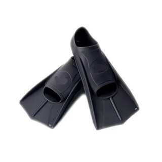 Foto 1 | Aletas De Buceo Cortas Para Hombres Y Mujeres Talla L Eo Safe Imports Esi-20004 Negro