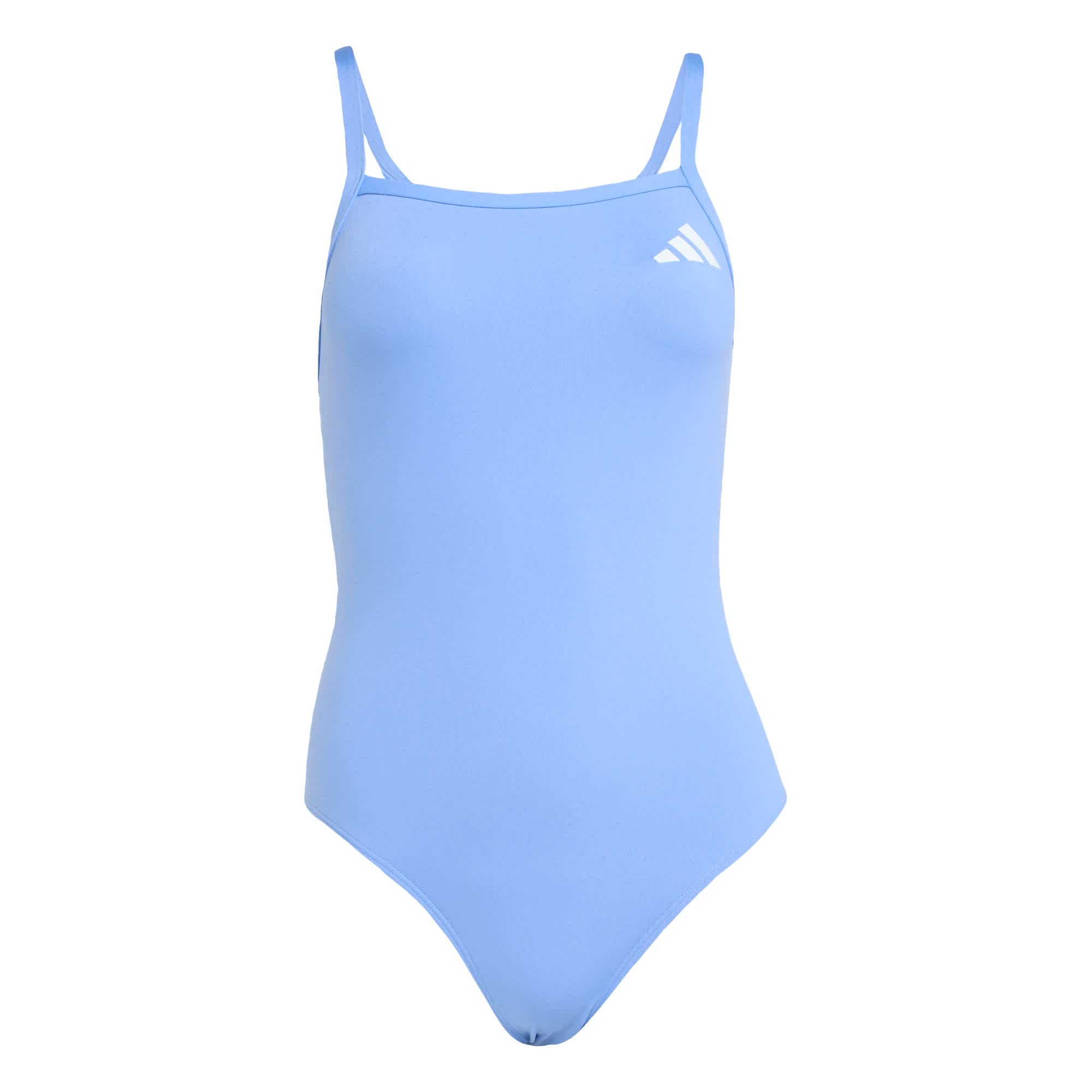 Foto 2 pulgar | Traje De Natación Con Tiras Finas Y Espalda En V Adidas Azul Mujer