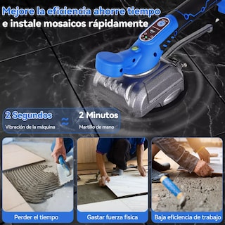 Foto 2 | Vibrador De Azulejo Adsorción De Alta Potencia 2 Baterías Eo Safe Imports Esi-18286 Multicolor