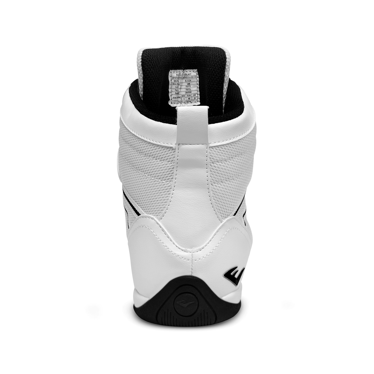 Foto 5 pulgar | Botas Para Boxeo Everlast El-1124 Blanco-gris