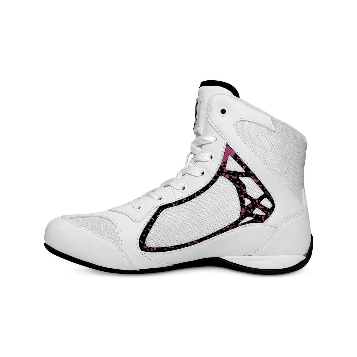 Foto 4 pulgar | Botas Para Boxeo Everlast El-1129 Blanco Detalles Rosas