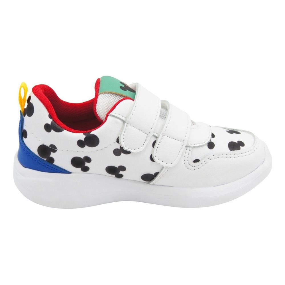 Foto 5 pulgar | Tenis Disney Mickey Mouse Suela Running Color Blanco 12-17.5 Blanco