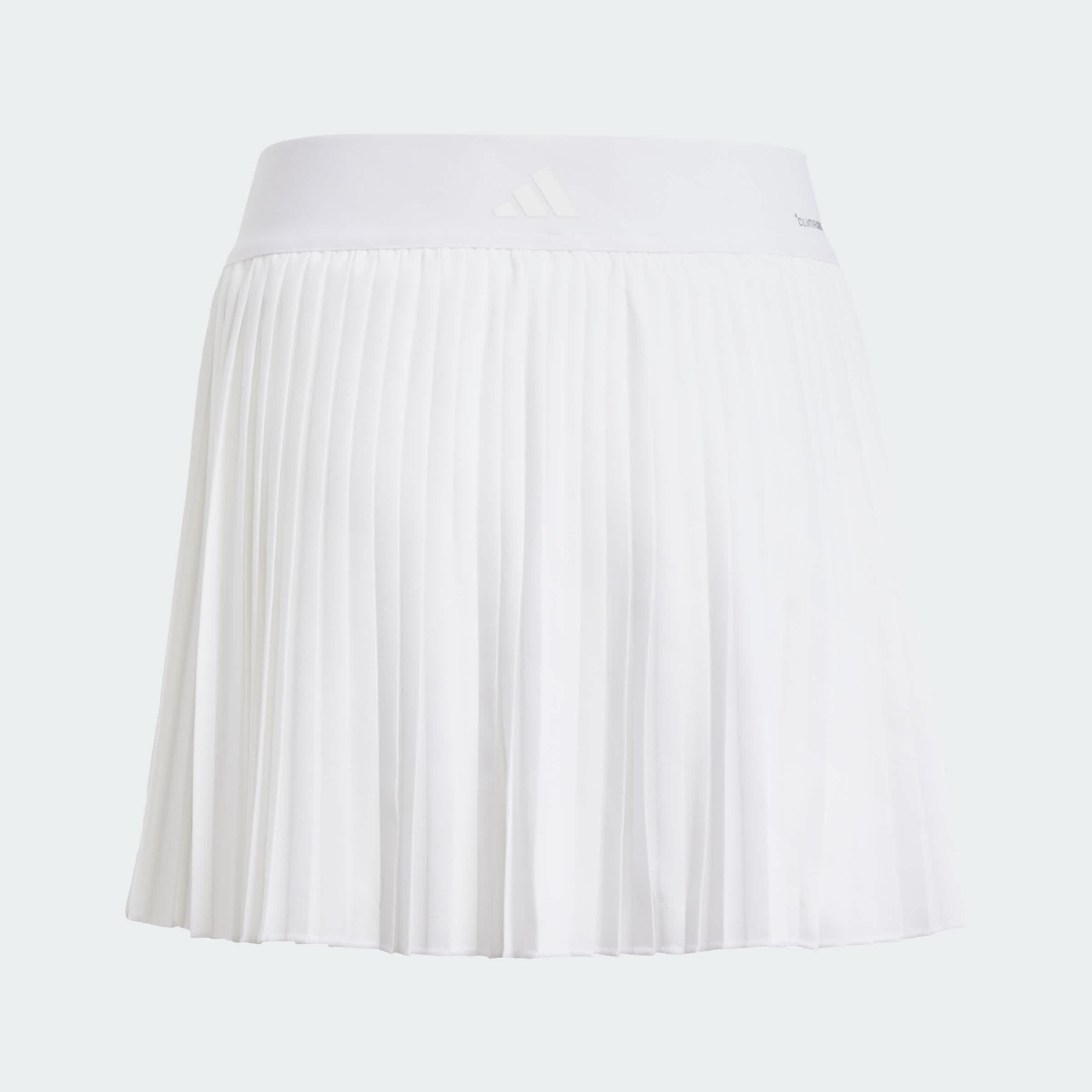 Foto 5 pulgar | Falda Plisada De Tenis Club Climacool Para Niños Adidas Blanco Niños