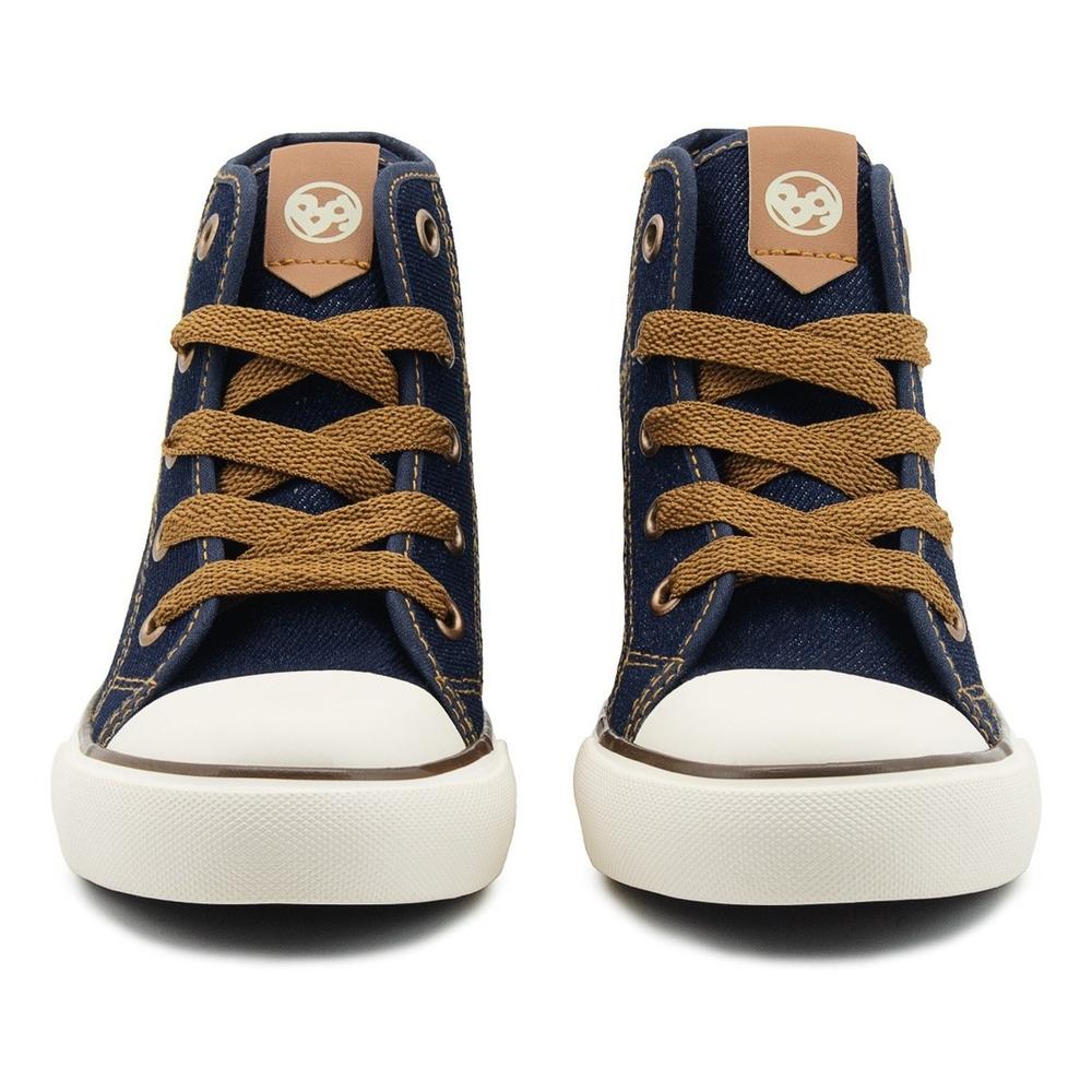 Foto 5 | Tenis Bota Moda Lona Bubble Gummers Nagasaki Mezclilla Azul Marino