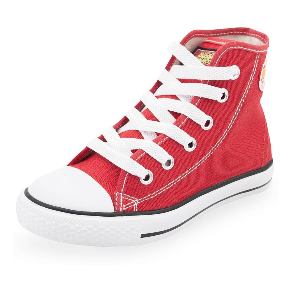 Foto 3 pulgar | Tenis Bota Lona Agujeta Unisex Bubble Gummers Wilson 12-21 Rojo