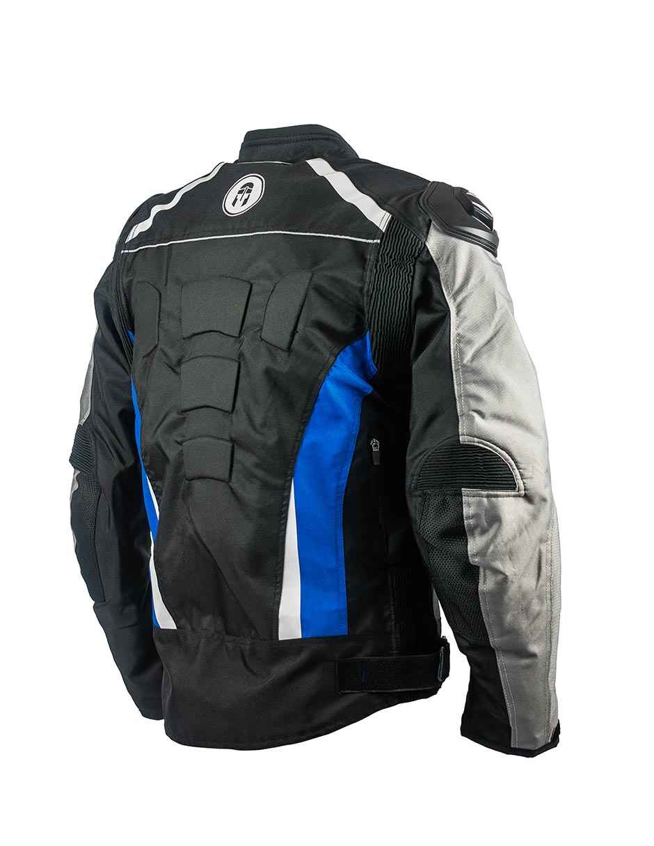 Foto 5 pulgar | Chamarra Para Moto Immortale Confort Z Azul/ Negro