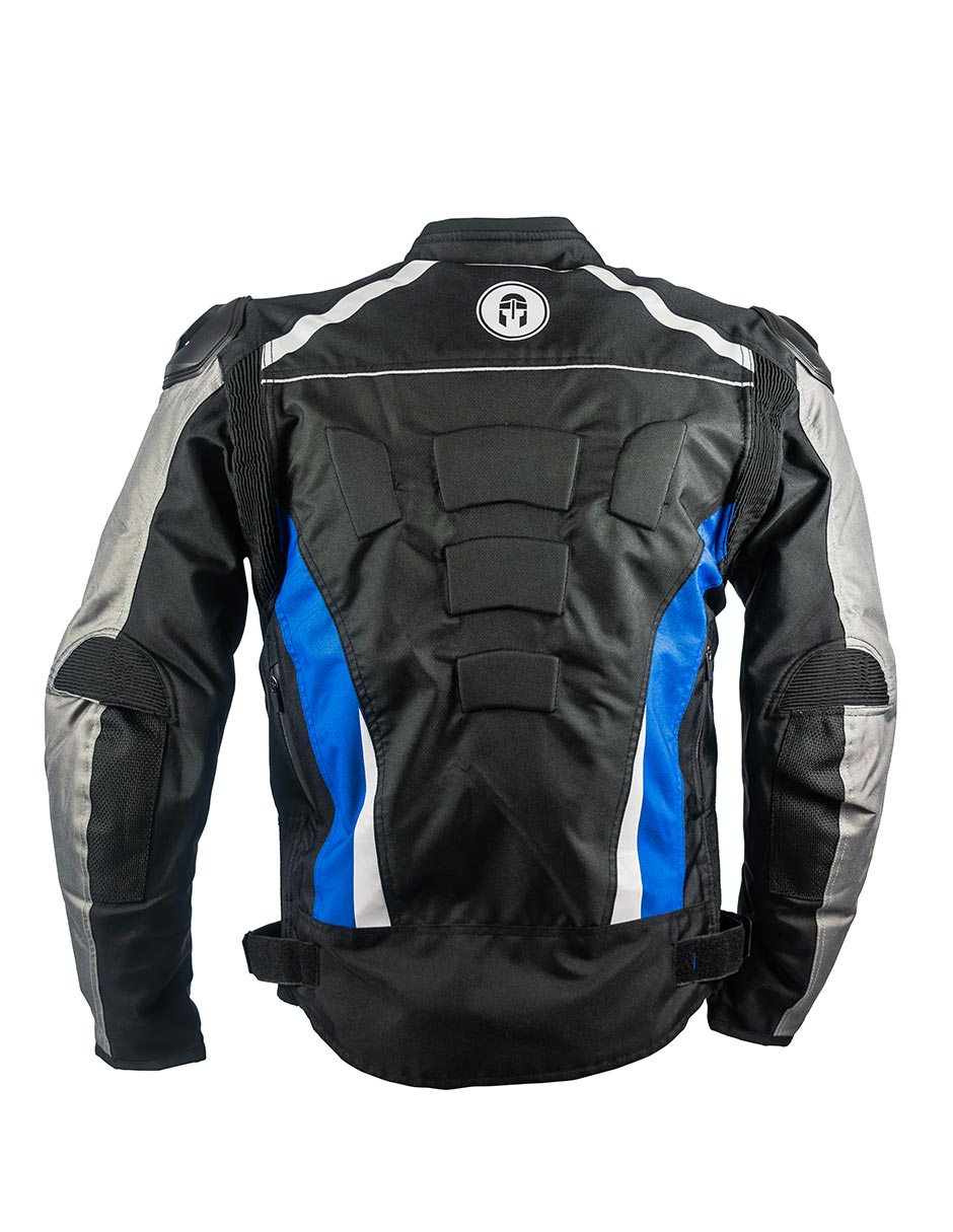 Foto 6 pulgar | Chamarra Para Moto Immortale Confort Z Azul/ Negro
