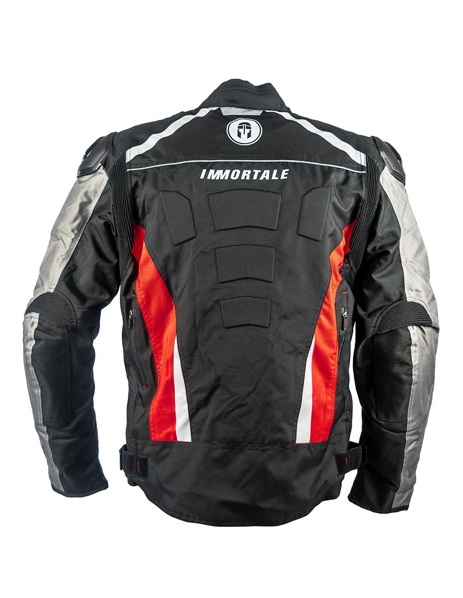 Foto 7 pulgar | Chamarra Para Moto Immortale Confort Z Rojo/ Negro Pista