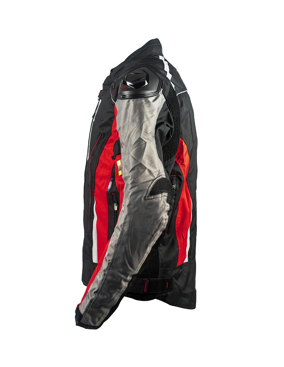 Foto 9 pulgar | Chamarra Para Moto Immortale Confort Z Rojo/ Negro Pista