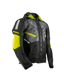 Foto 1 | Chamarra Para Moto Kov Hyper Negro/ Hivis Con Protección