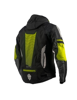 Foto 4 | Chamarra Para Moto Kov Hyper Negro/ Hivis Con Protección