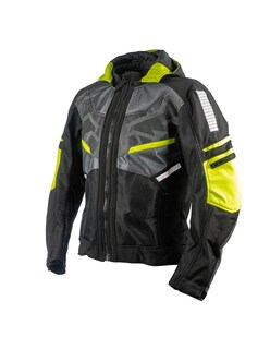 Foto 8 | Chamarra Para Moto Kov Hyper Negro/ Hivis Con Protección