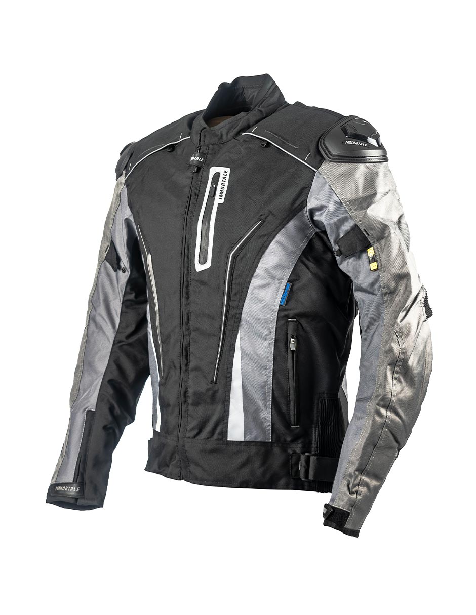 Foto 1 | Chamarra Para Moto Immortale Confort Z Gris/ Negro