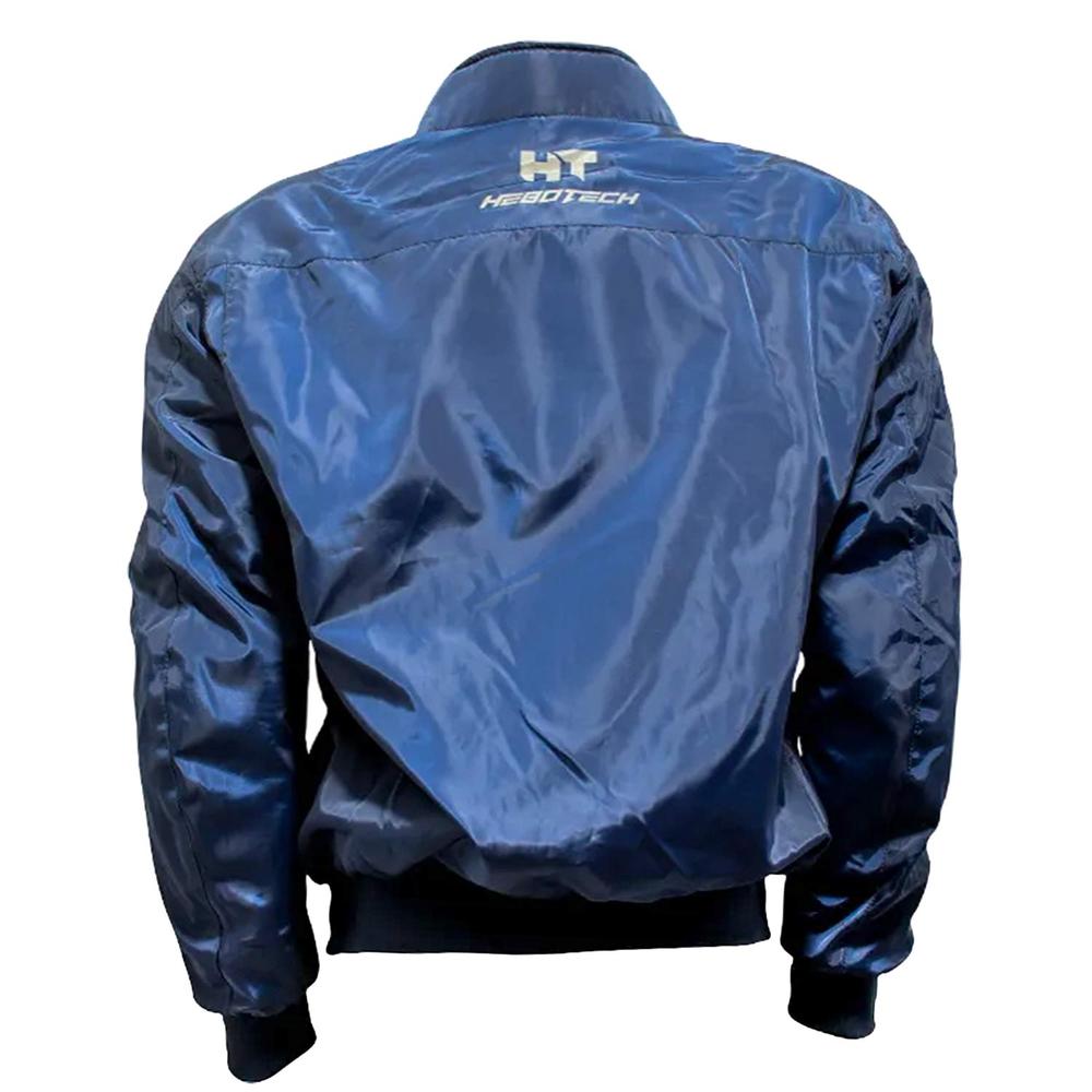 Foto 3 pulgar | Chaqueta Chamarra Protectora Moto Bomber Talla M Azul Azul