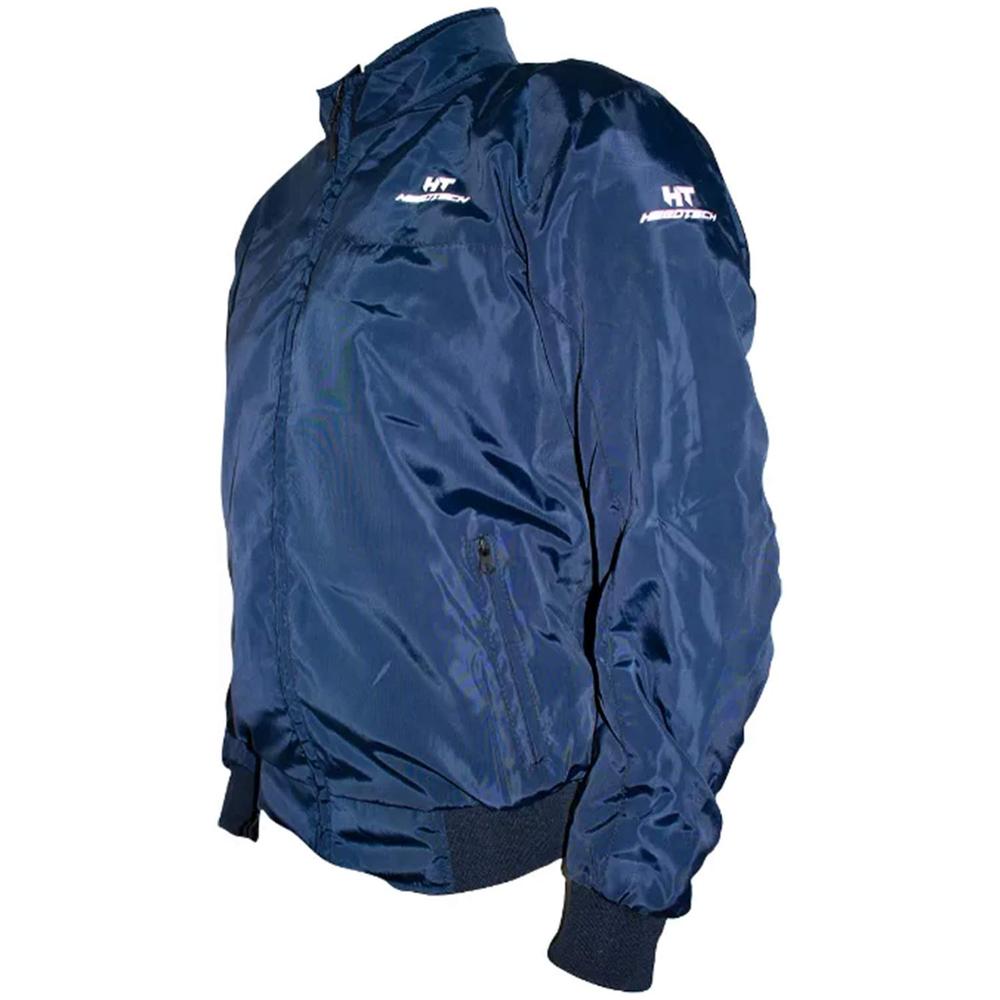 Foto 4 pulgar | Chaqueta Chamarra Protectora Moto Bomber Talla M Azul Azul