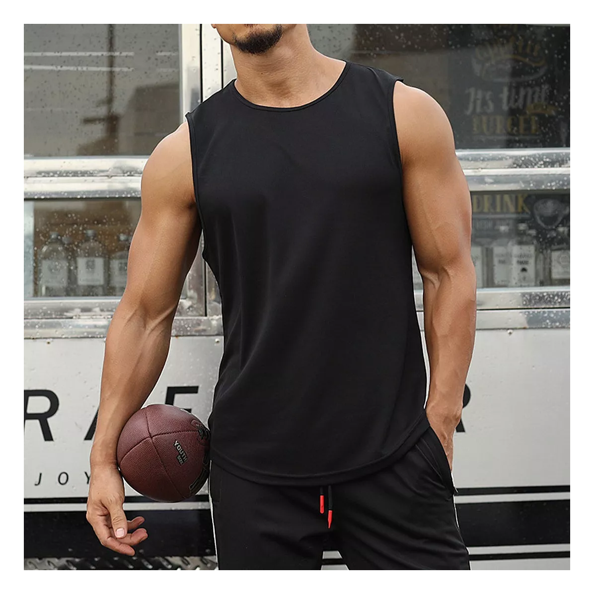 Foto 3 pulgar | Playera De Hombre Deportiva Talla 2eg Eo Safe Imports Esi-16456 Negro