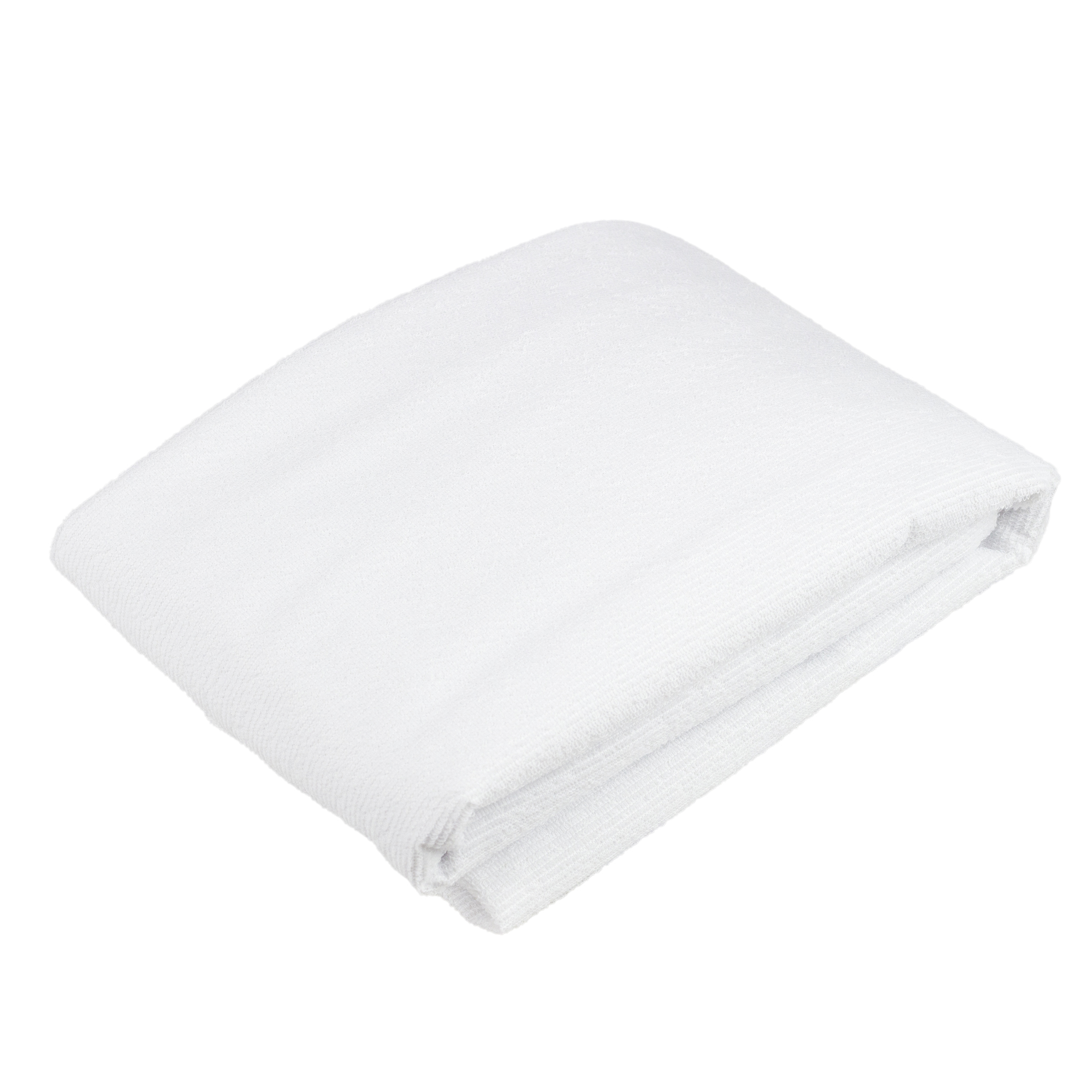 Protector de Colchón Cary para Cuna 95 X 140 cm, con Cajón de 15 cm Afelpado Absorbente e Impermeable color Blanco