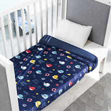 Foto 5 pulgar | Cobertor Baby Siberia Vianney Marinero de 100x74cm Multicolor