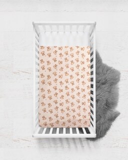 Foto 2 | Sabanitas de Camiseta Chiqui Mundo color Beige Cuna Teddy Bear