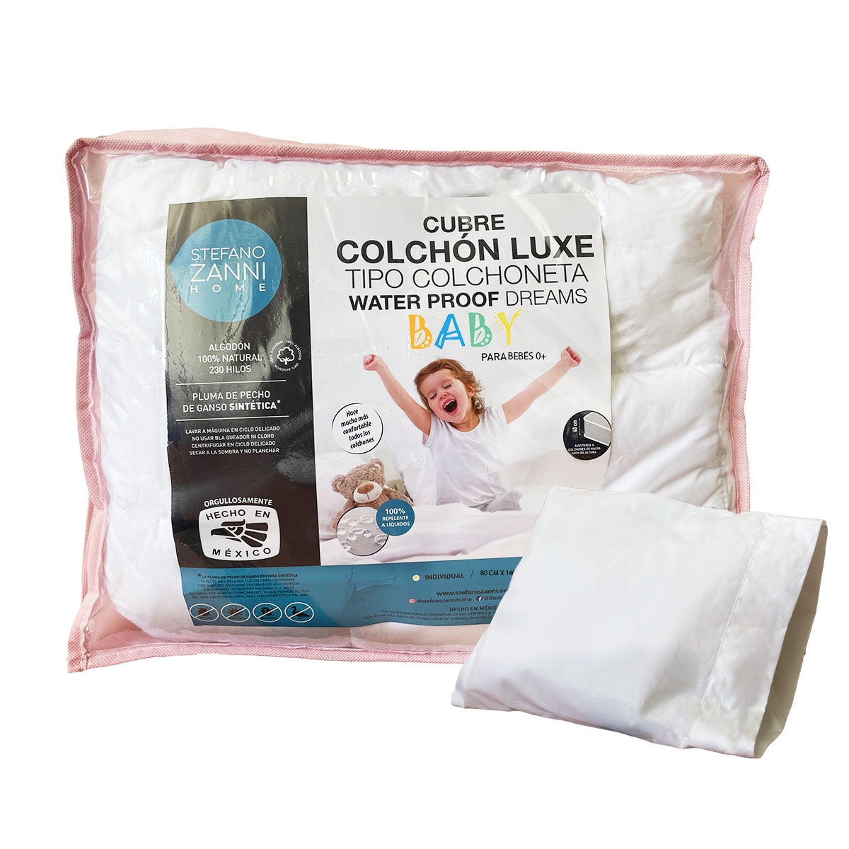 Colchoeta Baby con Almohada Stefano Zanni Home color Blanco