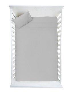 Foto 1 | Juego de Sábanas Ultrasoft Cuna Chiqui Mundo color Gris 3 Piezas