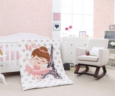 Foto 2 | Set de Edredón Chiqui Mundo Baby París para Cama/Cuna/Corral