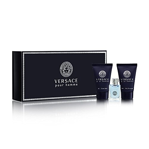 Foto 2 pulgar | Miniset De Regalo Perfume Versace Pour Homme Para Hombre De 3 Piezas - Venta Internacional.