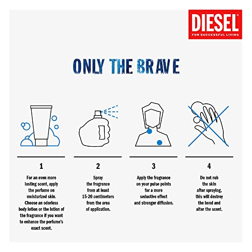 Foto 6 pulgar | Perfume Diesel Only The Brave Body Spray Para Hombre, 200 Ml - Venta Internacional.