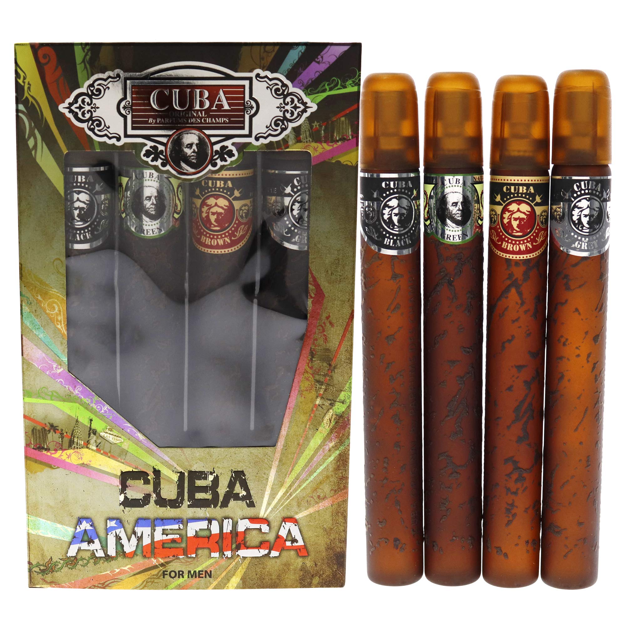 Foto 2 pulgar | Estuche para Hombre Cuba America 4 Piezas-Venta Internacional