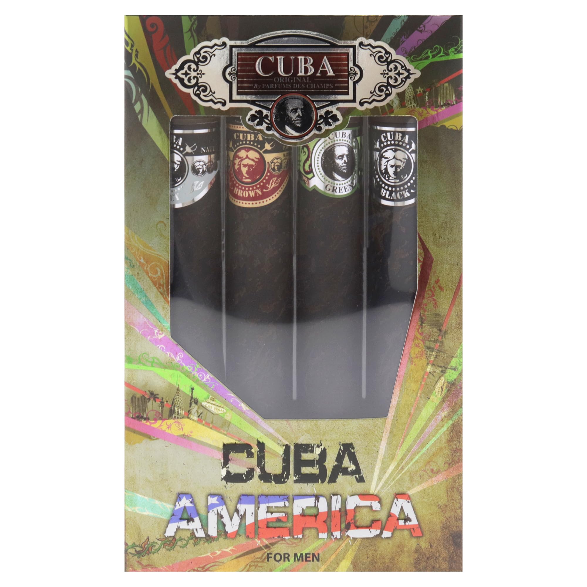 Foto 5 | Estuche para Hombre Cuba America 4 Piezas-Venta Internacional