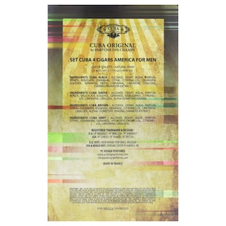 Foto 7 | Estuche para Hombre Cuba America 4 Piezas-Venta Internacional