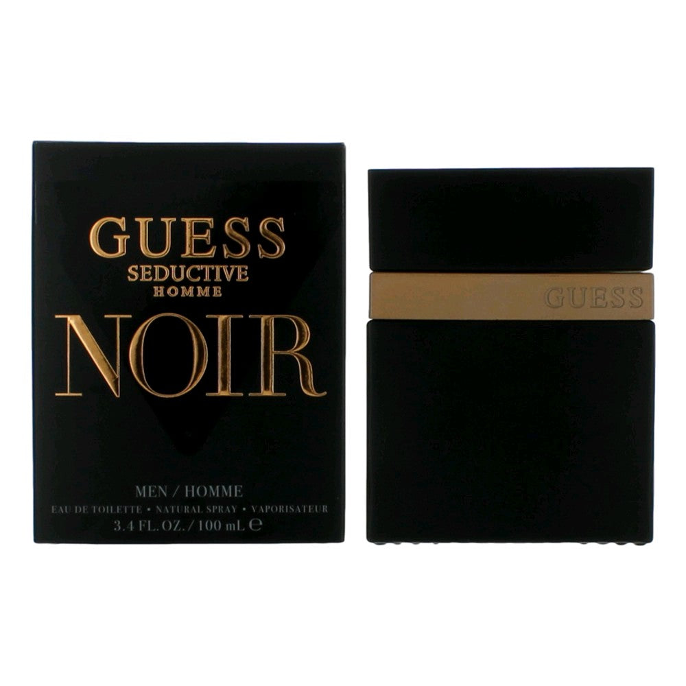 Perfume Guess Seductive Noir Eau De Toilette 100 Ml Para Hombre - Venta Internacional.