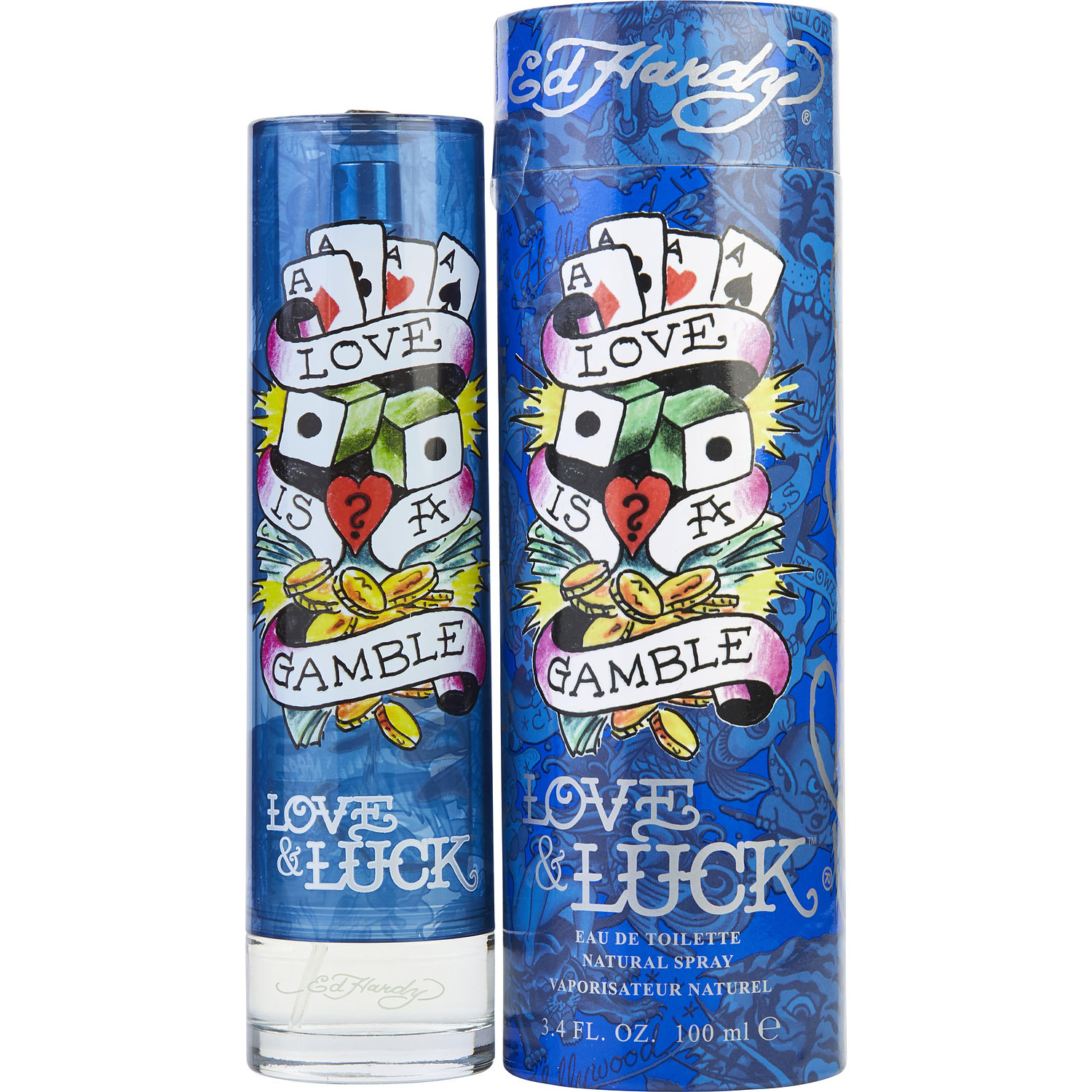 Foto 2 pulgar | Perfume Love & Luck De Christian Audigier Ed Hardy 100 ml - Venta Internacional