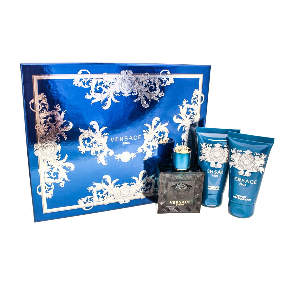 Foto 2 pulgar | Set De Regalo De Perfume Versace Eros Para Hombre, 50 Ml Edt + Gel De Ducha - Venta Internacional.