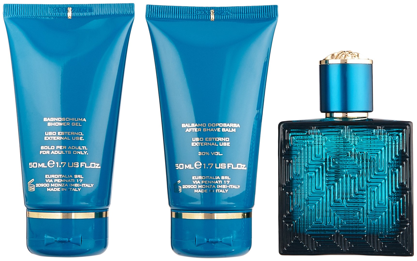 Foto 6 pulgar | Set De Regalo De Perfume Versace Eros Para Hombre, 50 Ml Edt + Gel De Ducha - Venta Internacional.