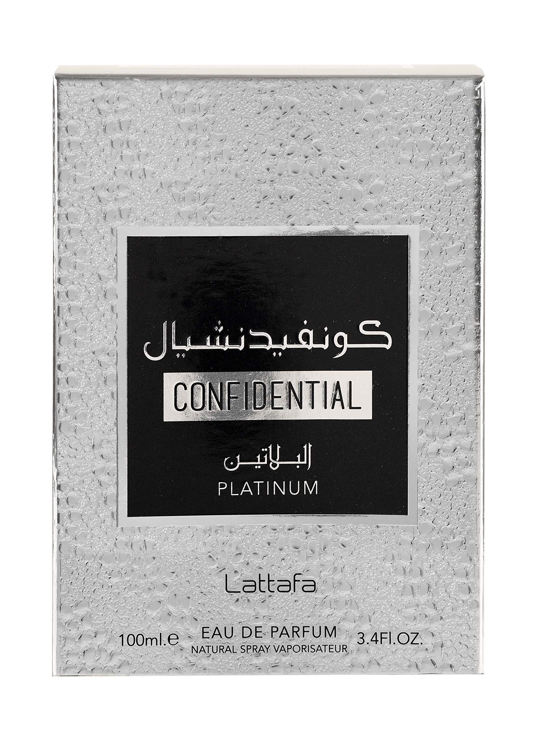 Foto 6 pulgar | Perfume Lattafa Confidential Platinum, 100 Ml - Venta Internacional