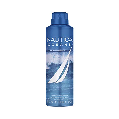 Foto 2 pulgar | Spray Corporal Desodorizante Nautica Oceans Para Hombre 177 Ml - Venta Internacional.
