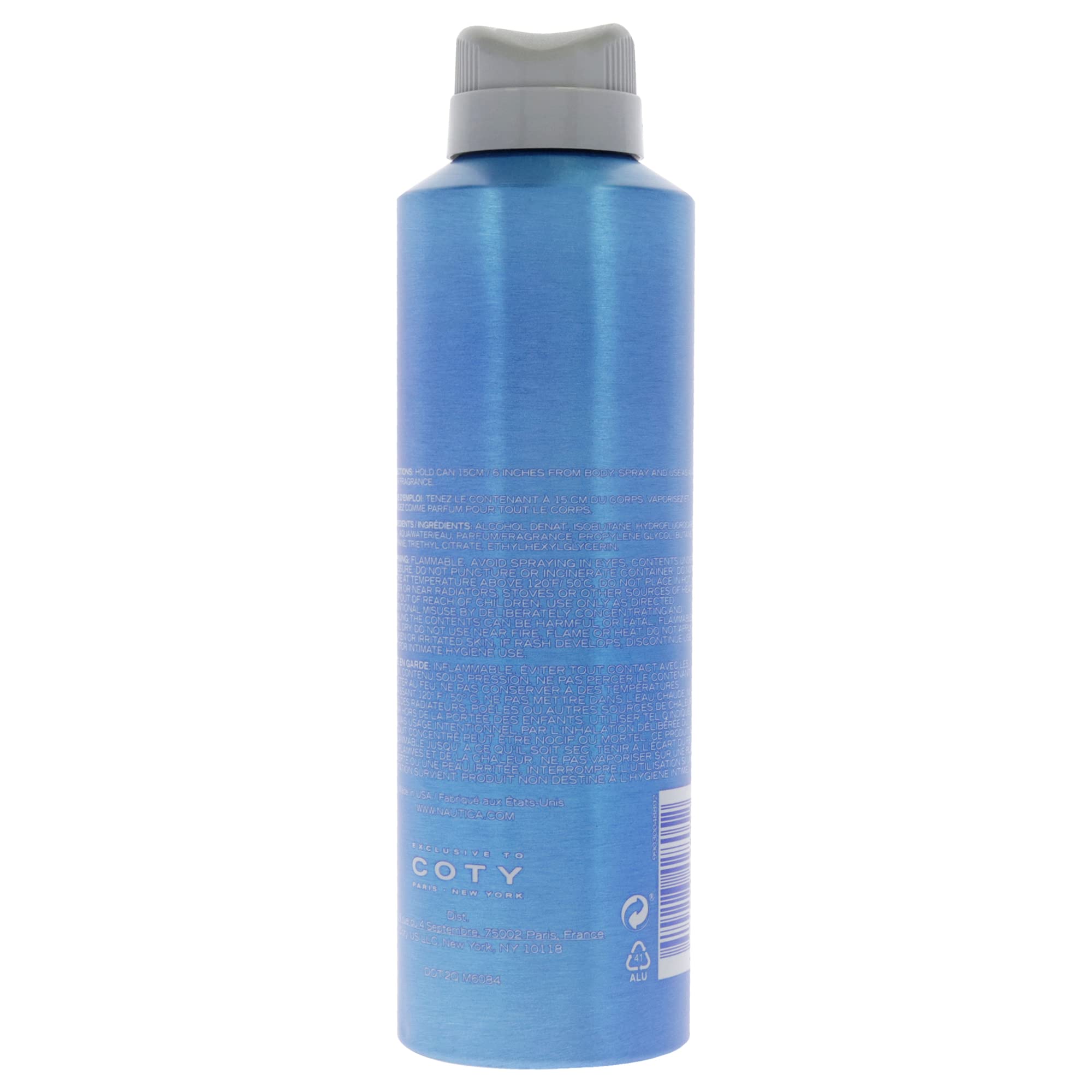 Foto 3 pulgar | Desodorizante Nautica Blue Iconic Vegan 180 ml para Hombres- Venta Internacional