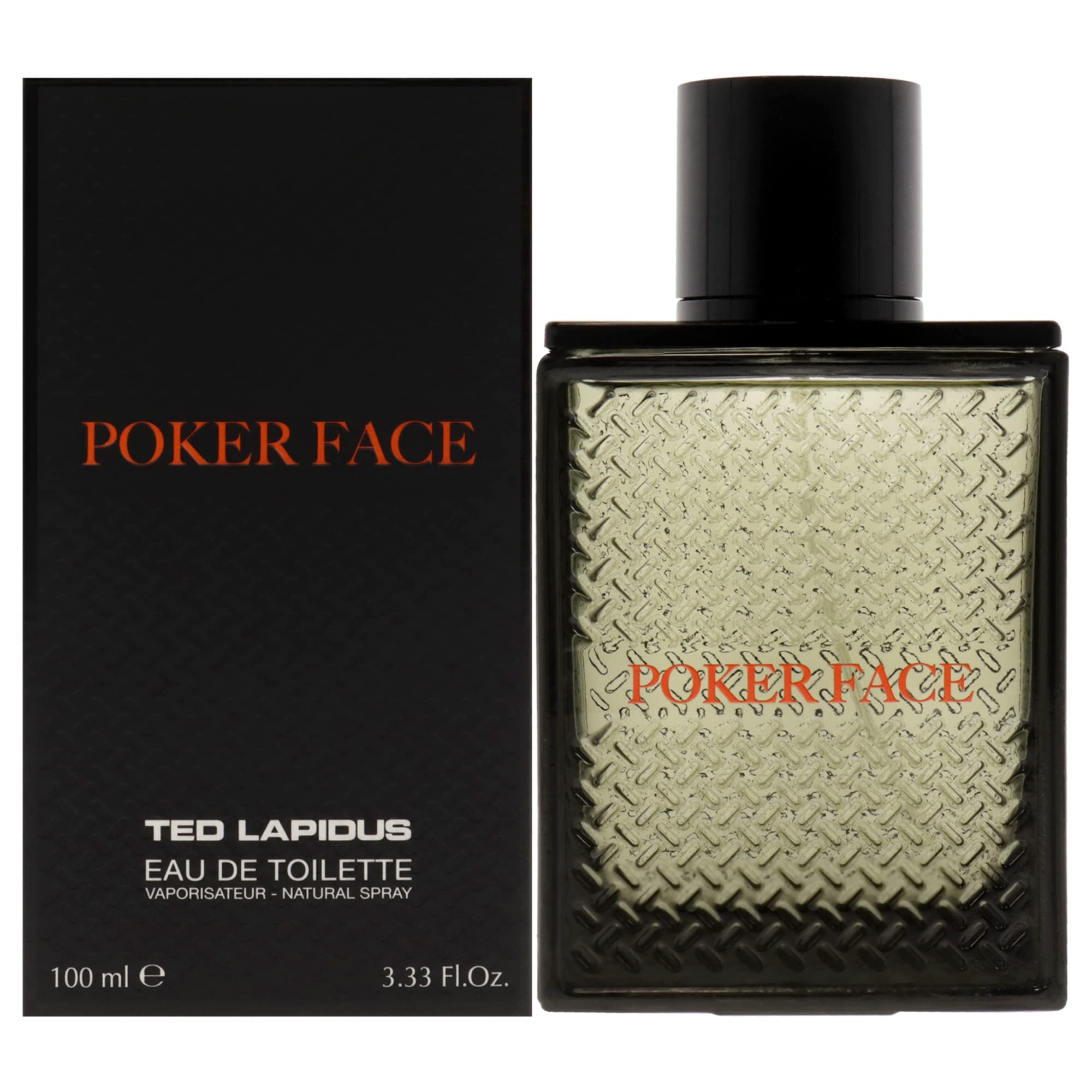 Perfume Ted Lapidus Poker Face Eau De Toilette Para Hombre, 100 Ml - Venta Internacional.