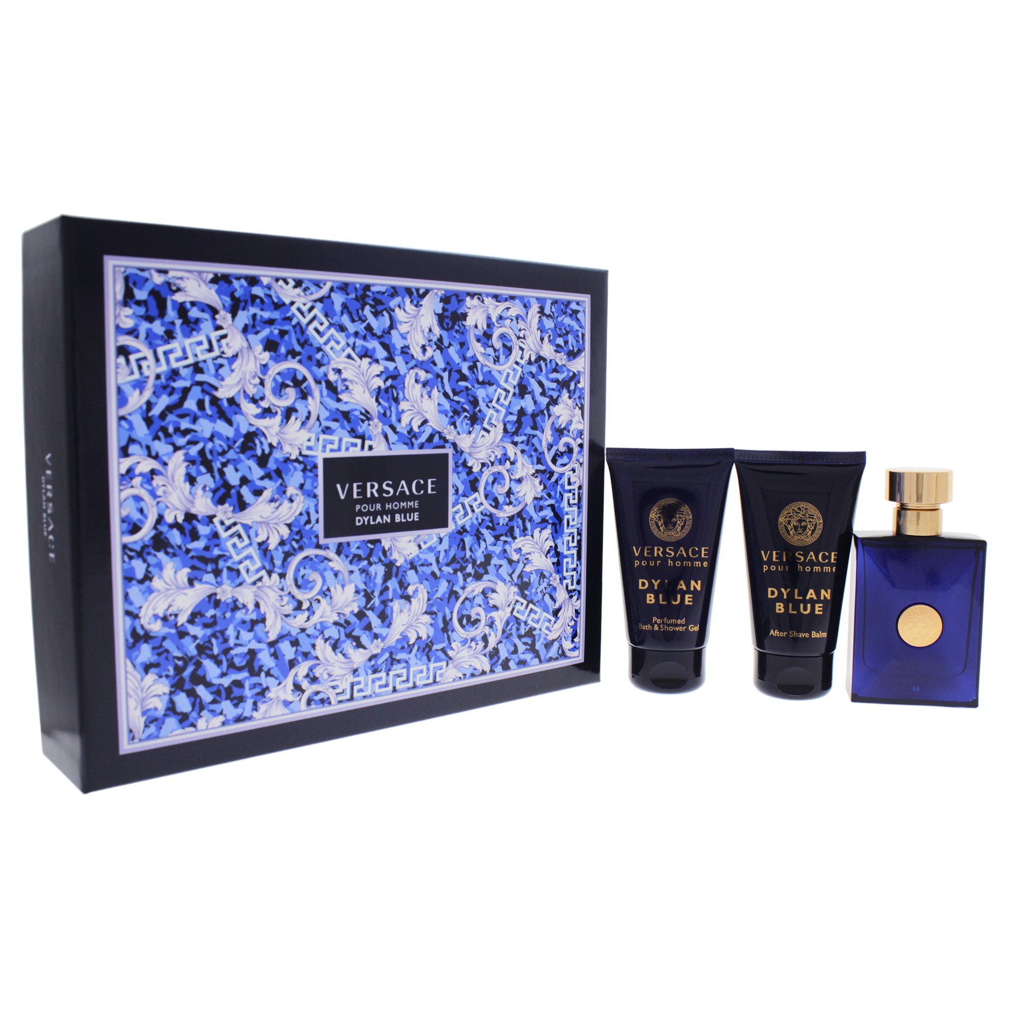 Set de Regalo Perfume Versace Dylan Blue Eau De Toilette de 3 Piezas - Venta Internacional