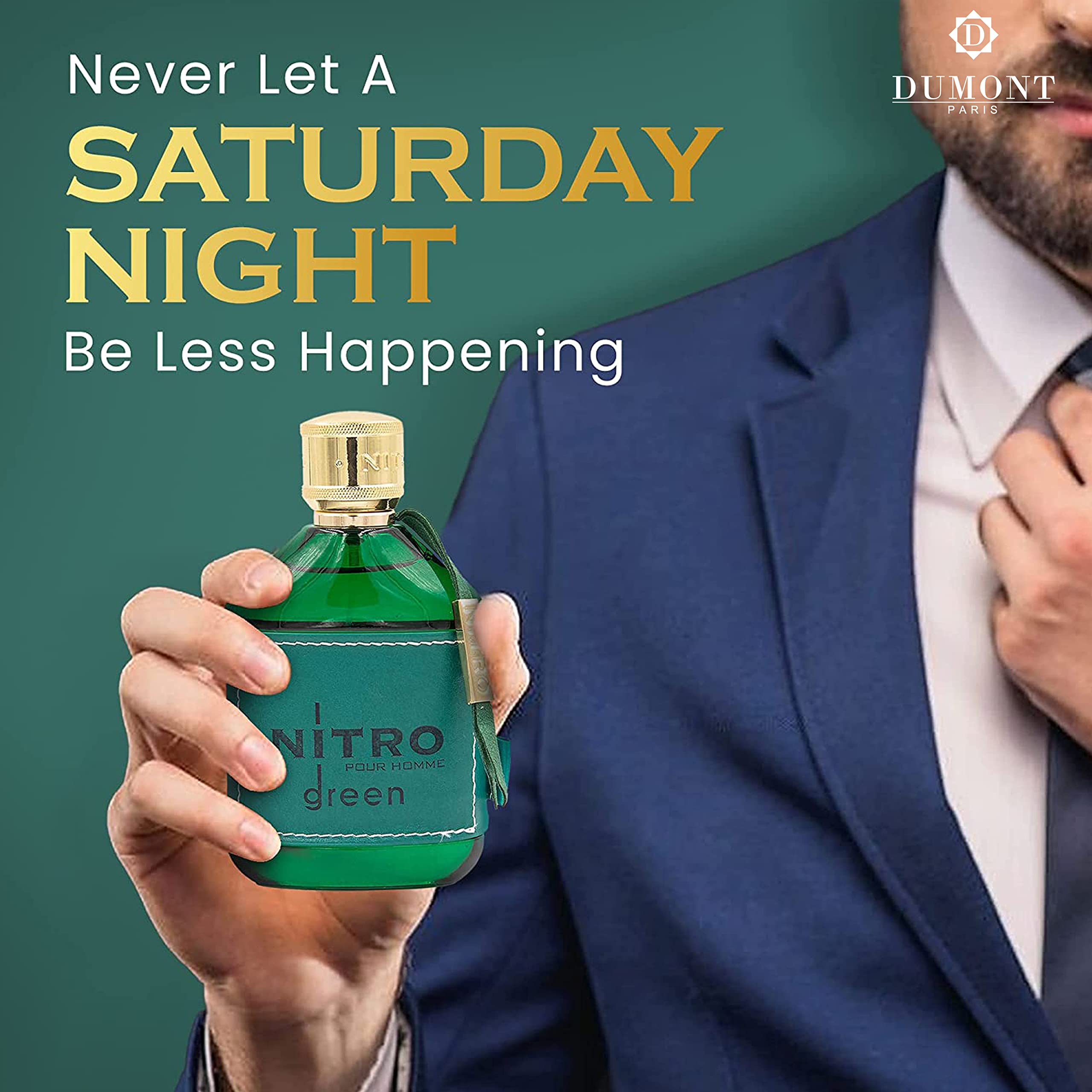 Foto 5 pulgar | Perfume Dumont Nitro Green Eau De Parfum 100 ml para Hombre - Venta Internacional