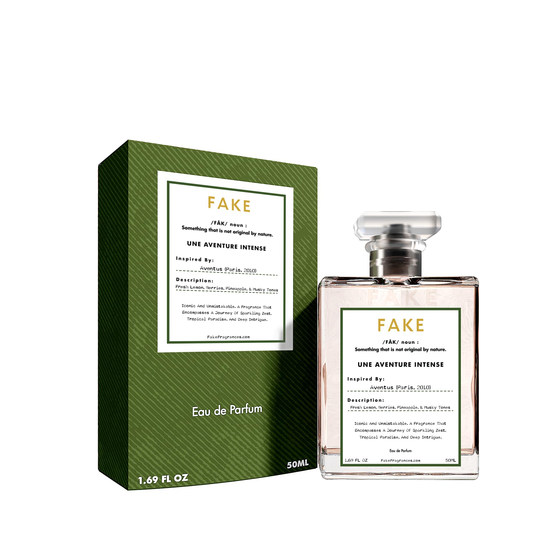 Foto 2 pulgar | Perfume Fake Une Aventure Intense Eau De Parfum para Hombre 50 ml - Venta Internacional