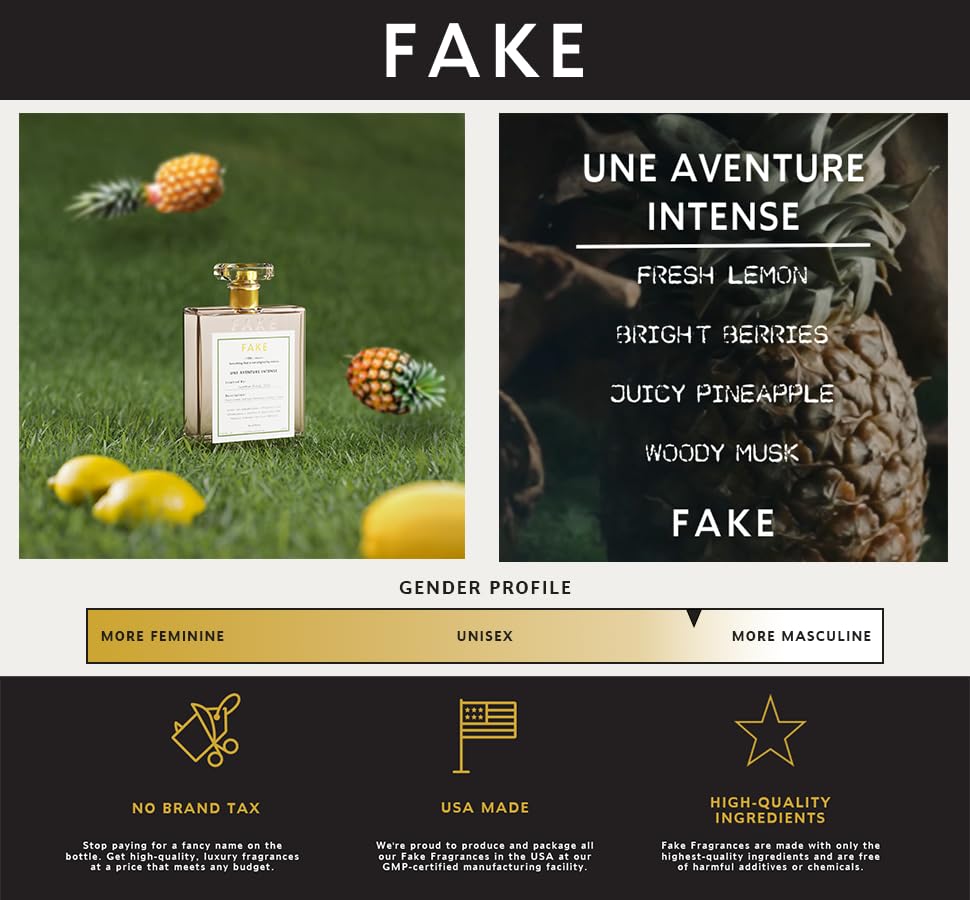 Foto 6 pulgar | Perfume Fake Une Aventure Intense Eau De Parfum para Hombre 50 ml - Venta Internacional